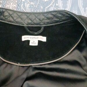Isaac Mizrahi Jacket Suede/leather